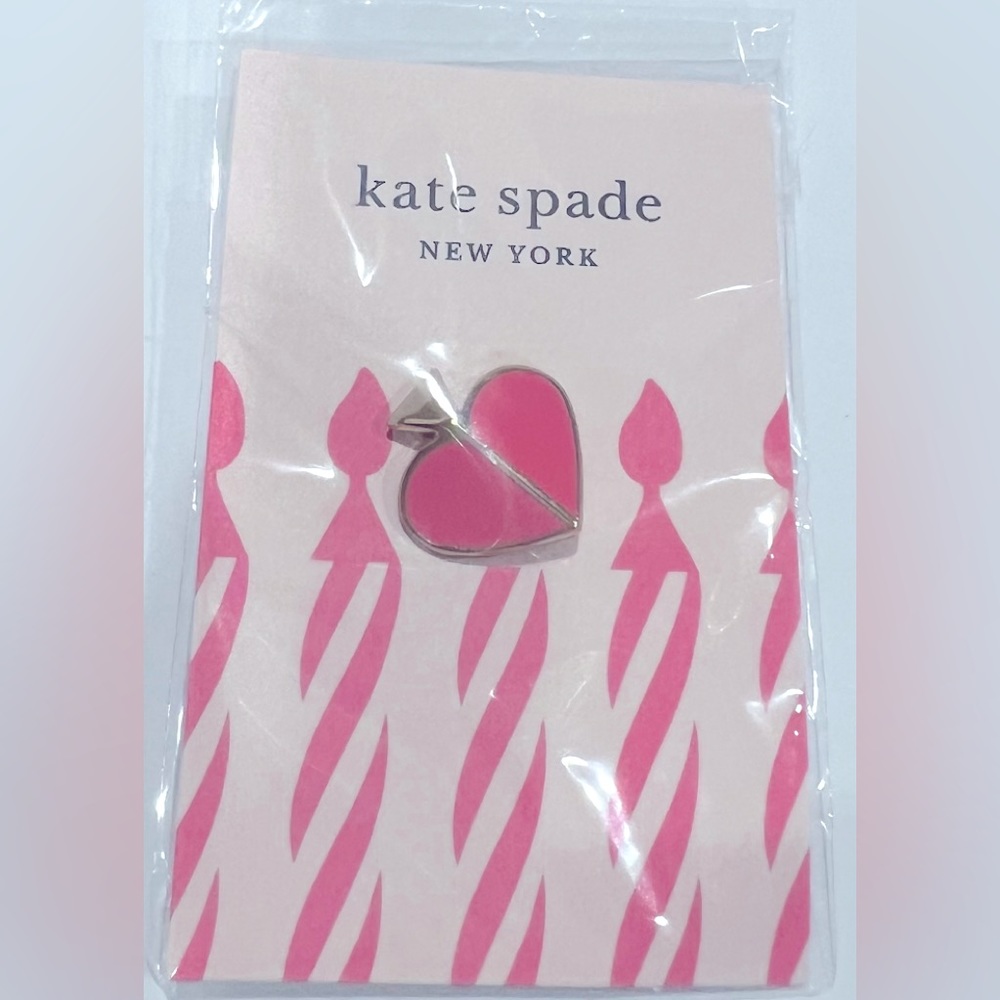 Kate Spade New York Pink Spade Pin - Picture 1 of 2